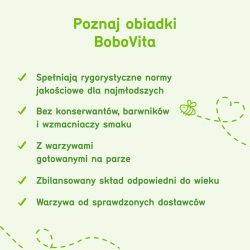 Zdjęcie produktu - #5 ZESTAW 6 x BoboVita obiadek warzywa z delikatną rybą, 190g