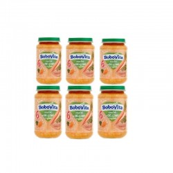 Zdjęcie produktu - #0 ZESTAW 6 x BoboVita Obiadek Rosołek z cielęciny z ryżem, 190g