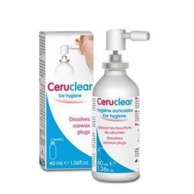 Miniaturka artykułu - CERUCLEAR Spray do uszu płyn - 40 ml (3359)