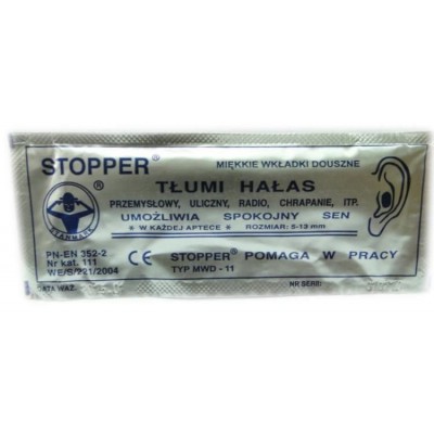 Miniaturka artykułu - STOPPER przeciw hałasowy MWD-11 - 1 opakowanie
