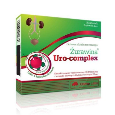 Miniaturka artykułu - OLIMP ŻURAWINA URO-COMPLEX - 15 kapsułek