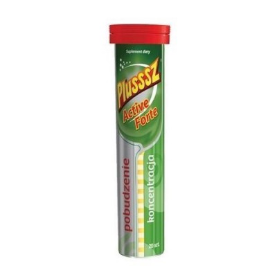 Miniaturka artykułu - PLUSSSZ ACTIVE FORTE - 20 tabletek