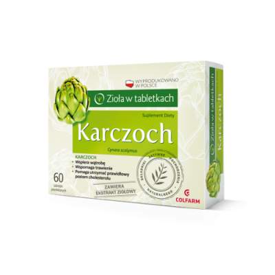 Miniaturka artykułu - COLFARM KARCZOCH - 60 tabletek 