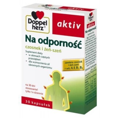 Miniaturka artykułu - DOPPELHERZ AKTIV Na odporność - 30 kapsułek 