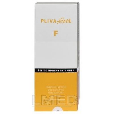 Miniaturka artykułu - PLIVAFEM F żel do higieny intymnej - 100 ml