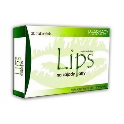 Miniaturka artykułu - LIPS na zajady i afty - 30 tabletek