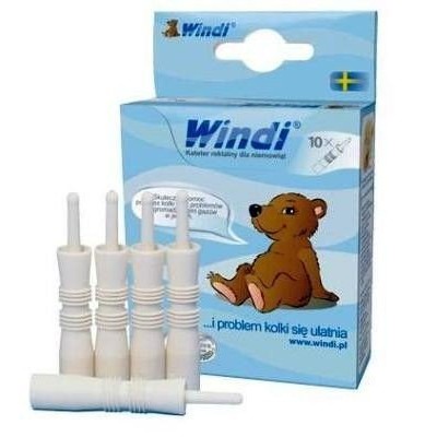 Miniaturka artykułu - WINDI Kateter rektalny dla niemowląt - 10 sztuk