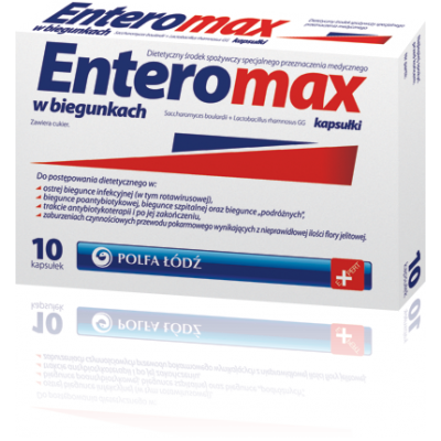 Miniaturka artykułu - Enteromax, 10 kaps.