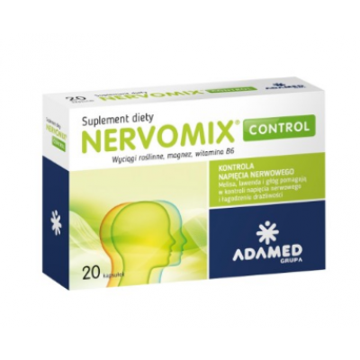 Miniaturka artykułu - Nervomix Control na uspokojenie, 20 kapsułek