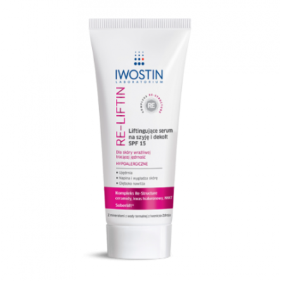 Miniaturka artykułu - IWOSTIN RE-LIFTIN Liftingujące serum, 40 ml