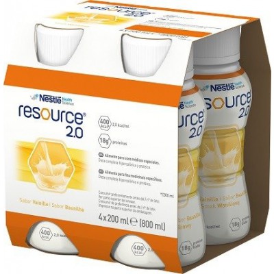 Miniaturka artykułu - RESOURCE 2.0 smak waniliowy - 4 x  200 ml 