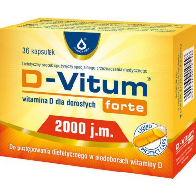 D-VITUM FORTE 2000 j.m. - 36 kapsułek 
