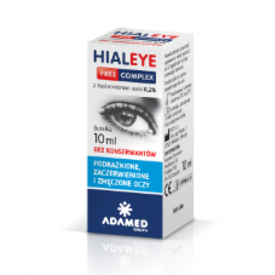 Miniaturka artykułu - HIALEYE FREE COMPLEX Krople do oczu - 10 ml 
