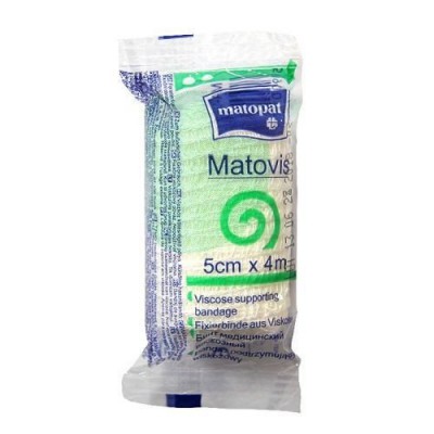 Miniaturka artykułu - OPASKA DZIANA MATOVIS 4m x  5cm - 1 sztuka