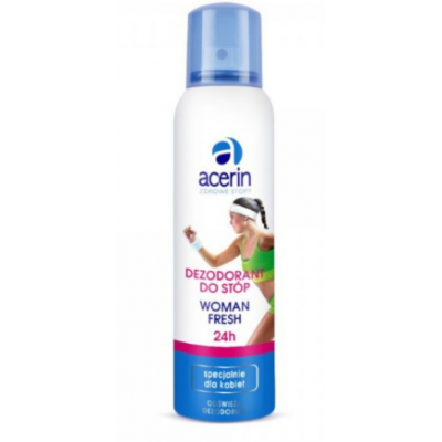 Miniaturka artykułu - ACERIN WOMAN FRESH dezodorant spray do st&oacute;p - 150 ml
