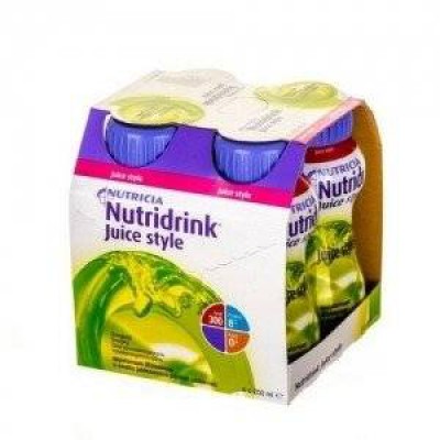 Miniaturka artykułu - Nutridrink Juice Style jabłko 4 x 200 ml