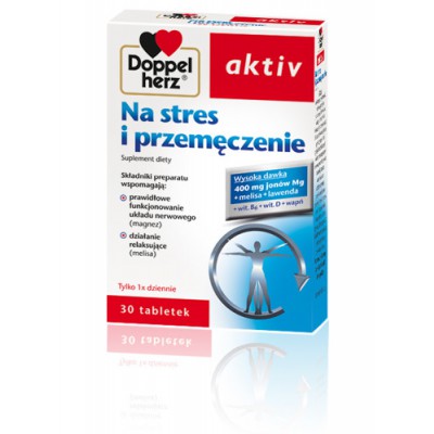 Miniaturka artykułu - Doppelherz aktiv Na stres i przemęczenie - 30 tabletek 