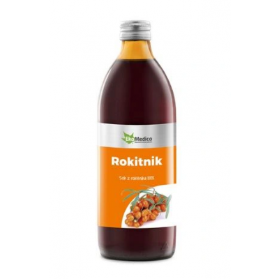 Miniaturka artykułu - EkaMedica Rokitnik sok, 500 ml