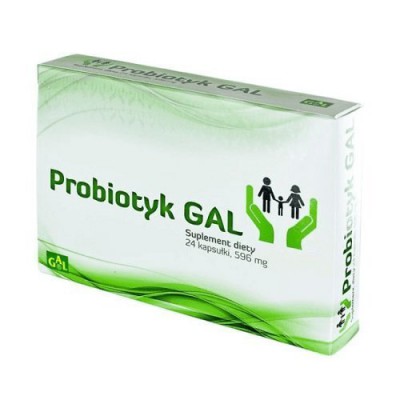 Miniaturka artykułu - Probiotyk GAL - 24 kapsułki (23627)