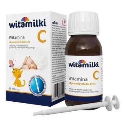 Miniaturka artykułu - Witamilki Witamina C krople, 60ml