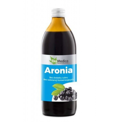 Miniaturka artykułu - EkaMedica Aronia Sok, 500 ml
