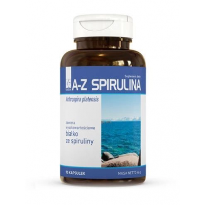 Miniaturka artykułu - Spirulina A-Z MEDICA - 90 kapsułek