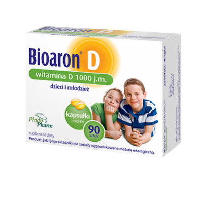 Bioaron Witamina D 1000 j.m., 90 kapsułek