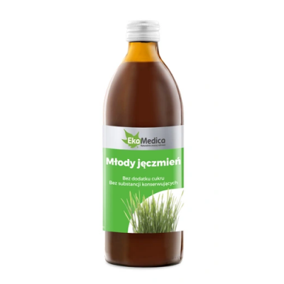 Miniaturka artykułu - EkaMedica Młody Jęczmień Sok, 500 ml 