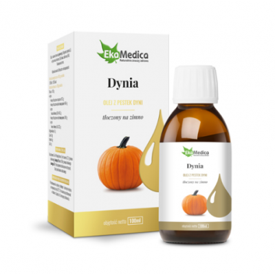Miniaturka artykułu - EkaMedica Dynia 100% olej z pestek dyni, 100ml