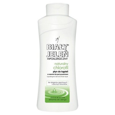 BIAŁY JELEŃ Płyn do kąpieli z naturalnym chlorofilem - 750 ml
