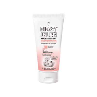 BIAŁY JELEŃ Odżywka do włos&oacute;w suchych z czystą bawełną i proteinami pszenicznymi - 200 ml 