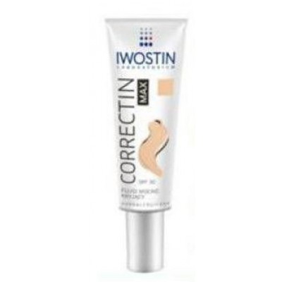 Miniaturka artykułu - Iwostin Correctin Max Dermo-podkład 01 kolor jasny, 30 ml
