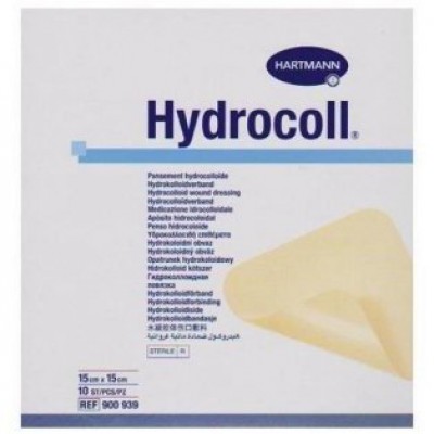 Miniaturka artykułu - HYDROCOLL Thin Opatrunek hydrokoloidowy jałowy 15cm x 15cm - 1 sztuka 