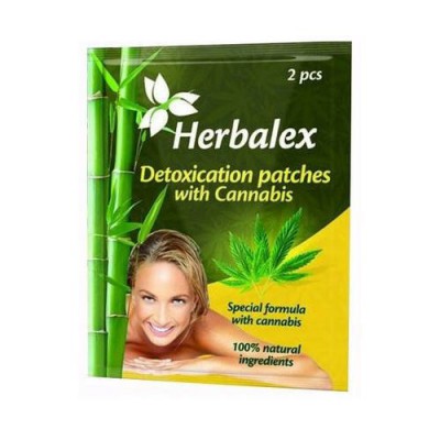 Miniaturka artykułu - Herbalex Plastry oczyszczające z konopiami - 2 sztuki