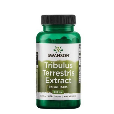 Miniaturka artykułu - SWANSON Tribulus Terrestris 500mg, 60 kapsułek