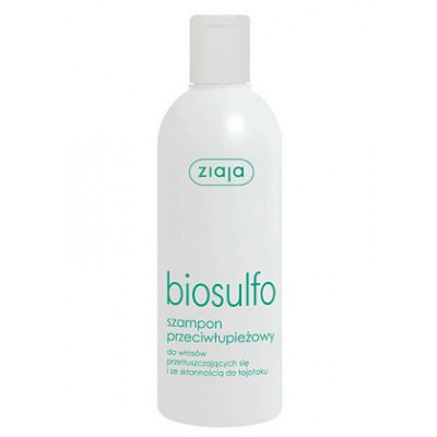 Miniaturka artykułu - ZIAJA BIOSULFO Szampon przeciwłupieżowy, 300 ml