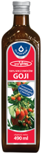 Miniaturka artykułu - GojiVital sok z owoc&oacute;w goji OLEOFARM - 490 ml