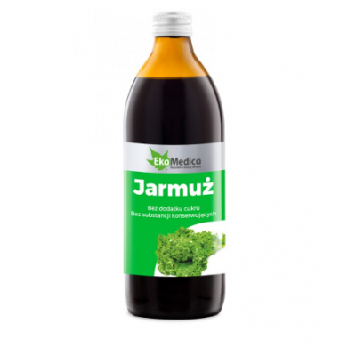 Miniaturka artykułu - Ekamedica  Jarmuż Sok, 500 ml