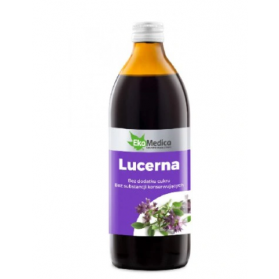 Miniaturka artykułu - Lucerna Sok 99,8% Ekamedica - 500 ml 
