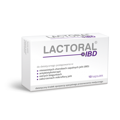 Miniaturka artykułu - Lactoral IBD, 10 kapsułek 