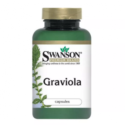 Miniaturka artykułu - SWANSON Graviola 600mg, 60kaps.