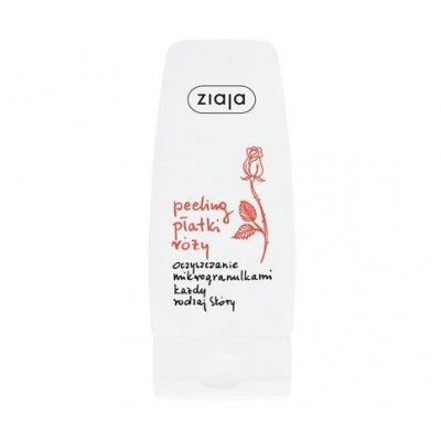 Miniaturka artykułu - ZIAJA R&Oacute;ŻANY Peeling płatki r&oacute;ży z mikrogranulkami, 60 ml