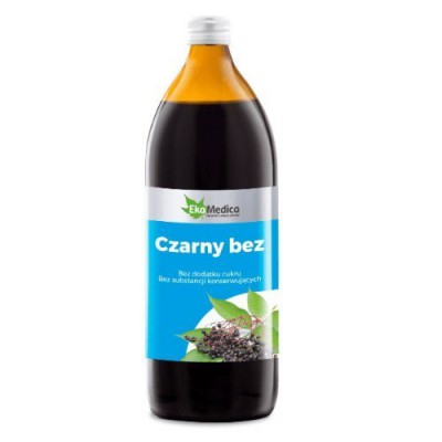 Zdjęcie produktu - EkaMedica Czarny Bez Sok, 1 litr