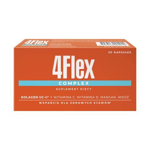 Miniaturka artykułu - 4Flex Complex, 30 kaps. - suplement diety z kolagenem