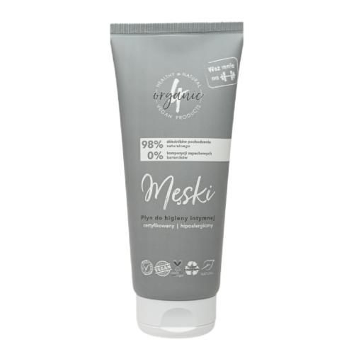 Miniaturka artykułu - 4Organic Płyn do higieny intymnej dla mężczyzn, 200ml