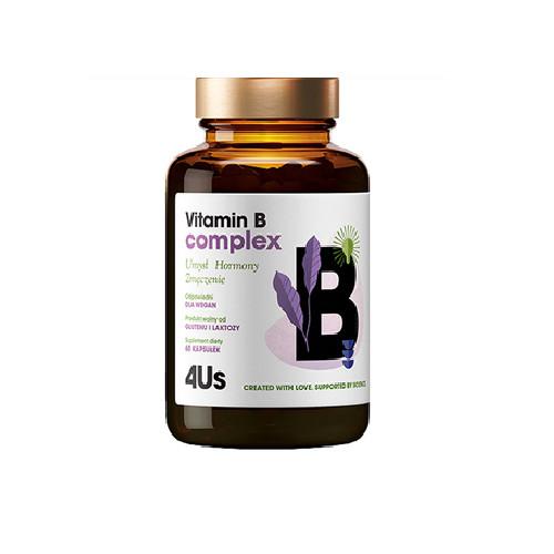 Miniaturka artykułu - 4US Vitamin B complex, 60kaps.