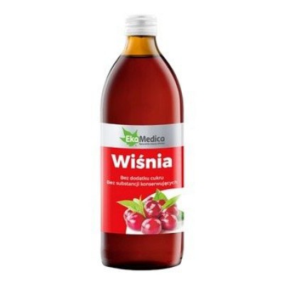 Miniaturka artykułu - EKAMEDICA Wiśnia Sok, 500 ml