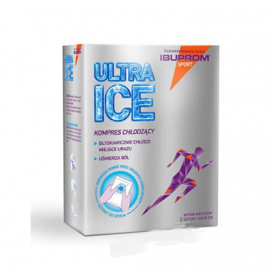 Miniaturka artykułu - ULTRA ICE Kompres chłodzący 14 x 18 cm - 2 sztuki 