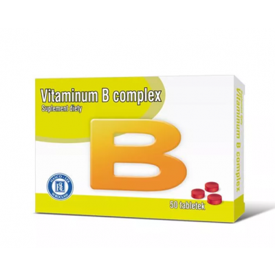 Miniaturka artykułu - Vitaminum B Complex HASCO - 50 tabletek