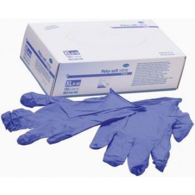 Miniaturka artykułu - PEHA-SOFT Nitrile FINO Rękawice bezpudrowe rozmiar XL - 150 sztuk